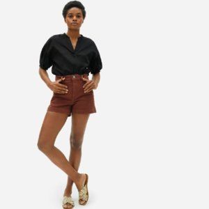 Everlane - The Cotton Twill Short - Size 2 - Color Rosewood